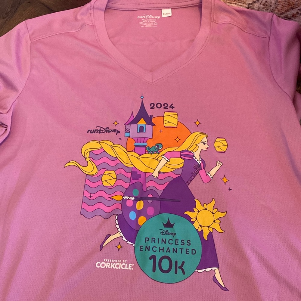 Run Disney 2024 princess weekend 10k shirt